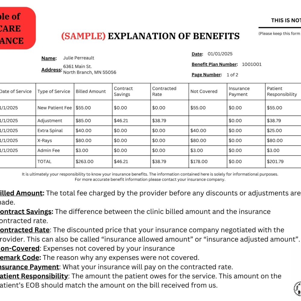 Medicare Sample EOB 5-2025